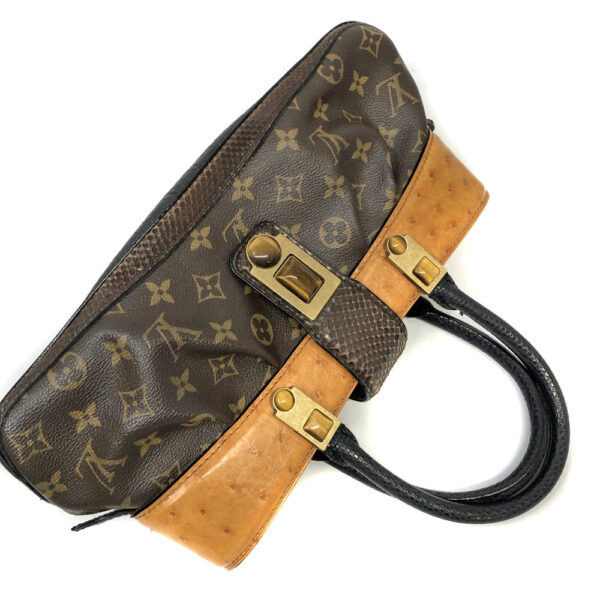 h2202896 14 Louis Vuitton Dora Monogram Exotic Leather Handbag