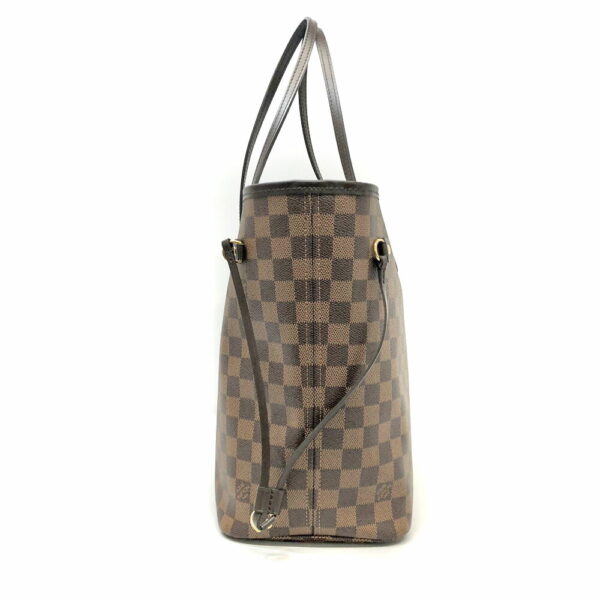 h2202908 2 Louis Vuitton Neverfull MM Damier Ebene Tote Bag Brown