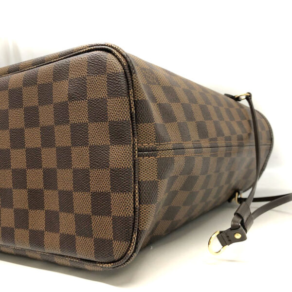 h2202908 5 Louis Vuitton Neverfull MM Damier Ebene Tote Bag Brown