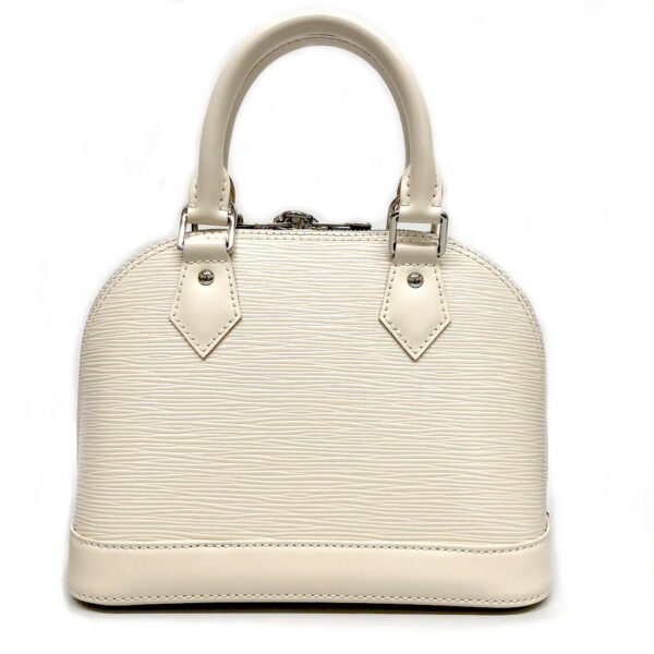 h2203382 3 Louis Vuitton Alma BB Epi Leather Handbag White