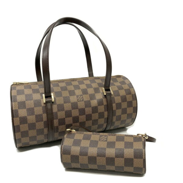 h2203616 1 Louis Vuitton Papillon 30 Handbag Damier Ebene Brown