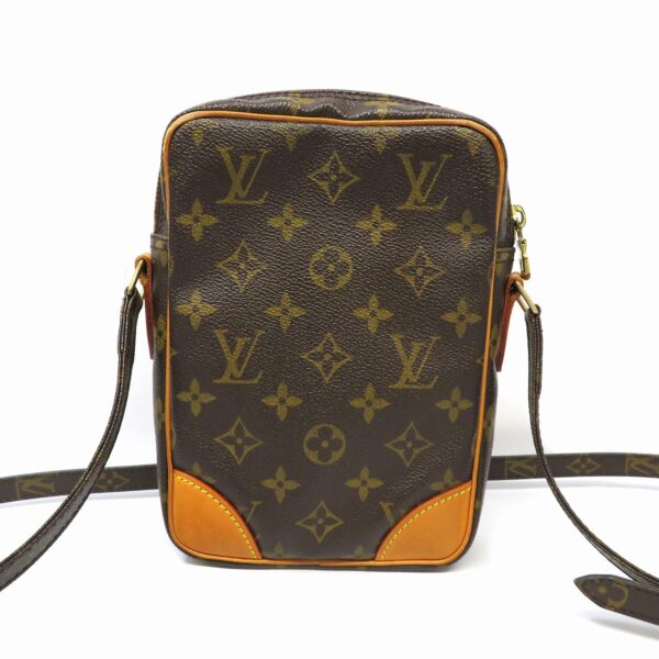 h220361703 Louis Vuitton Danube Monogram Shoulder Bag Brown