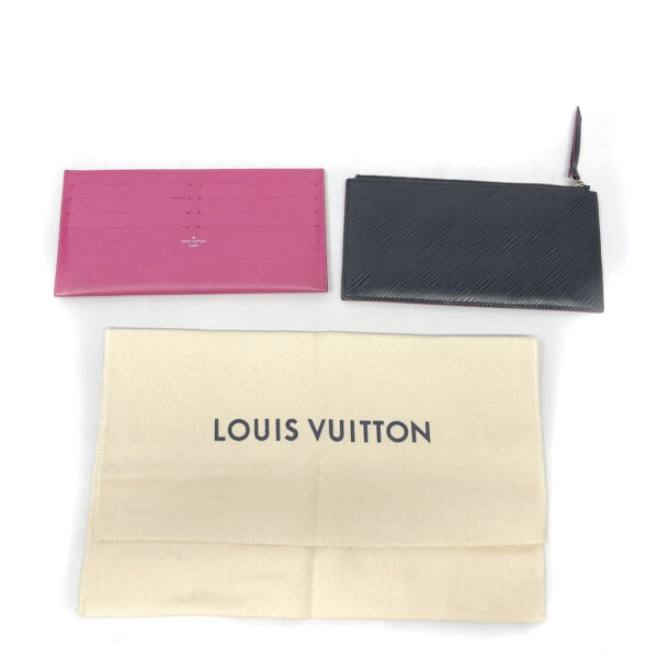 h2204077 18 Louis Vuitton Pochette Félicie 2Way Epi Leather Noir Freesia