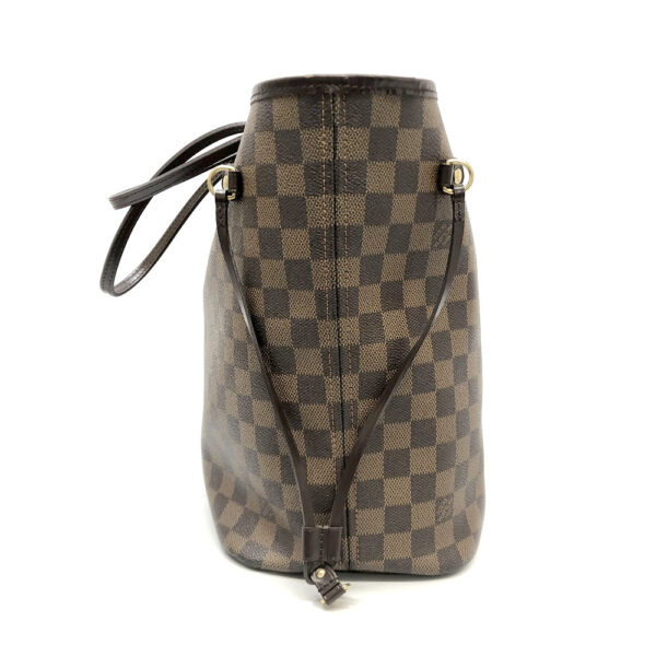 h2204377 2 Louis Vuitton Neverfull MM Damier Ebene Tote Bag Brown