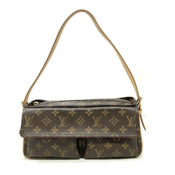 h2204512 1 Louis Vuitton Viva Cite MM Monogram Shoulder Bag Brown