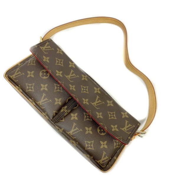 h2204512 14 Louis Vuitton Viva Cite MM Monogram Shoulder Bag Brown