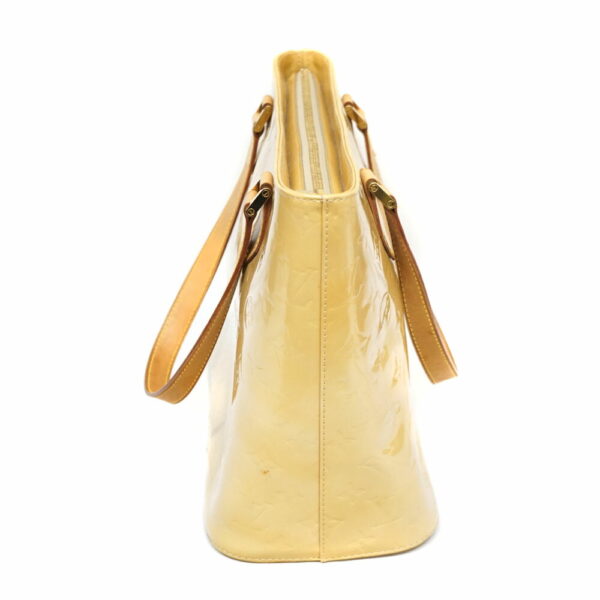 h220462 4 Louis Vuitton Houston Handbag Monogram Vernis Beige Yellow