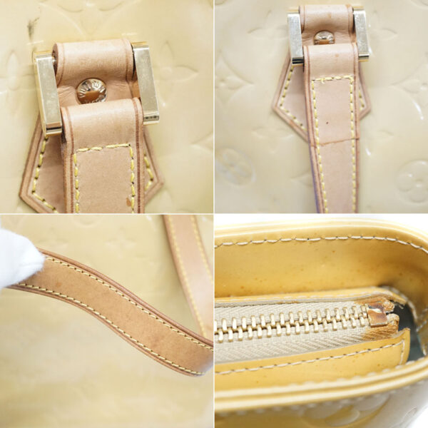 h220462 7 Louis Vuitton Houston Handbag Monogram Vernis Beige Yellow