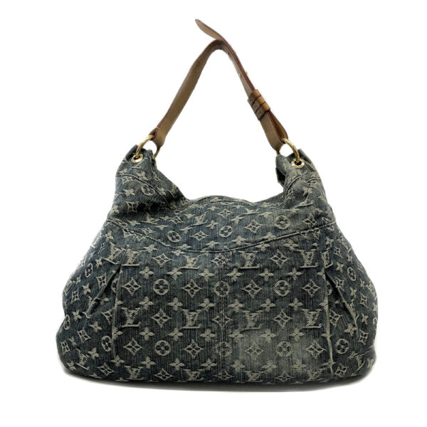 h2205001 3 Louis Vuitton Daily GM Monogram Denim Handbag Navy