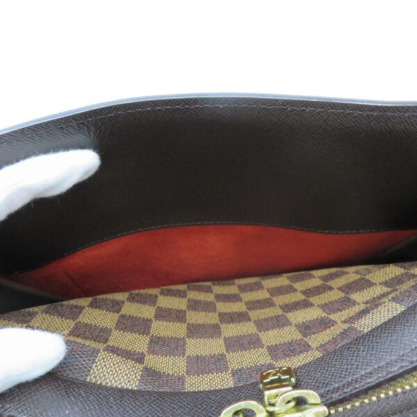 h2205176 14 Louis Vuitton Triana Damier Ebene Handbag Brown