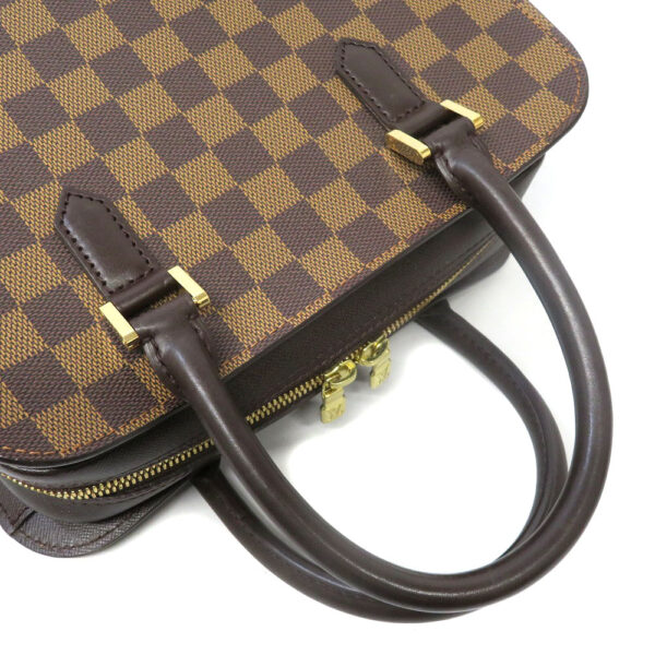 h2205176 17 Louis Vuitton Triana Damier Ebene Handbag Brown