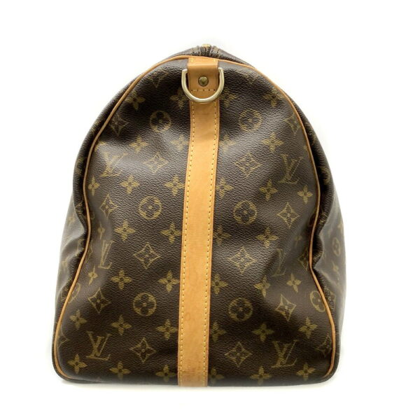 h2205594 3 Louis Vuitton Keepall Bandouliere 55 Monogram Bag Brown