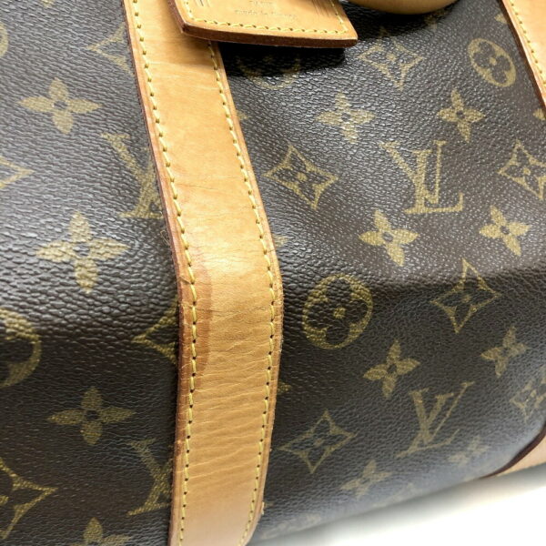 h2205594 8 Louis Vuitton Keepall Bandouliere 55 Monogram Bag Brown