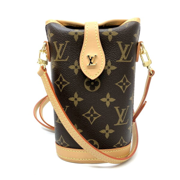 h2205622 1 Louis Vuitton Fold Me Monogram Pouch 2Way Shoulder Bag