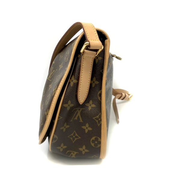 h2205785 2 Louis Vuitton Menilmontant MM Monogram Shoulder Bag Brown