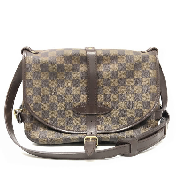 h2205888 3 Louis Vuitton Saumur 30 Damier Ebene Shoulder Bag