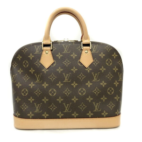 h2206230 2 Louis Vuitton Alma Monogram Tote Bag Brown