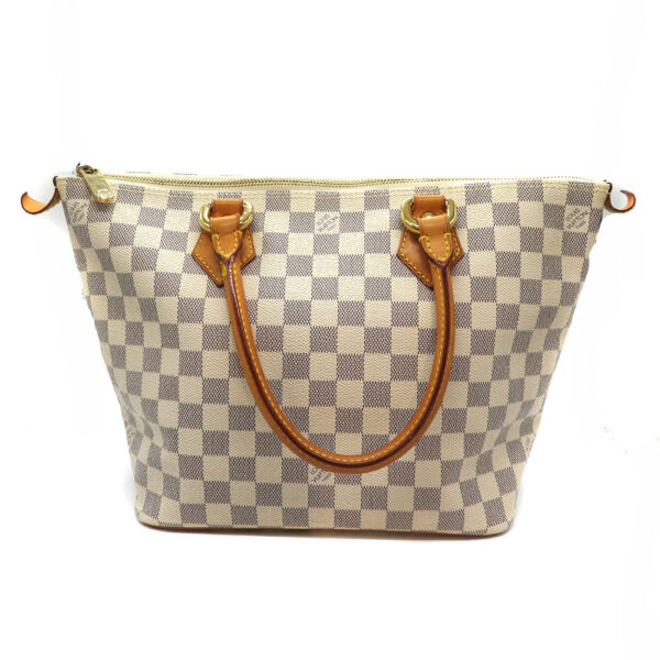 h2206455 1 Louis Vuitton Saleya PM Damier Azur Tote Bag White