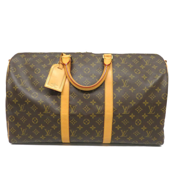 h2206535 1 Louis Vuitton Keepall Bandouliere 50 Monogram Bag Brown