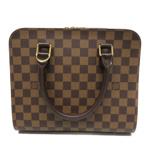 h2206848 1 Louis Vuitton Triana Damier Ebene Handbag Brown