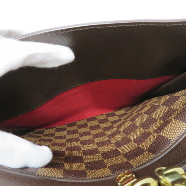 h2206848 12 Louis Vuitton Triana Damier Ebene Handbag Brown