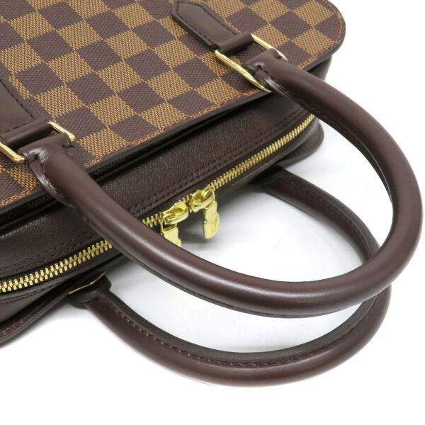 h2206848 13 Louis Vuitton Triana Damier Ebene Handbag Brown