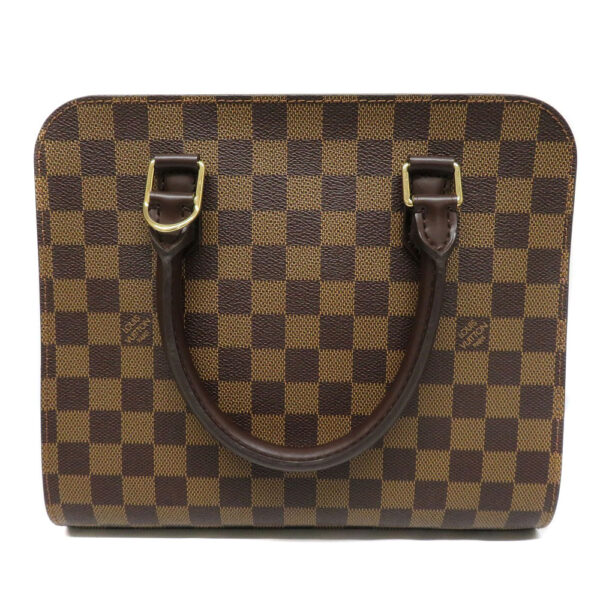 h2206848 2 Louis Vuitton Triana Damier Ebene Handbag Brown