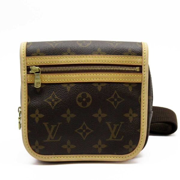 h24018e Louis Vuitton Waist Pouch Monogram Canvas Waist Bag Brown