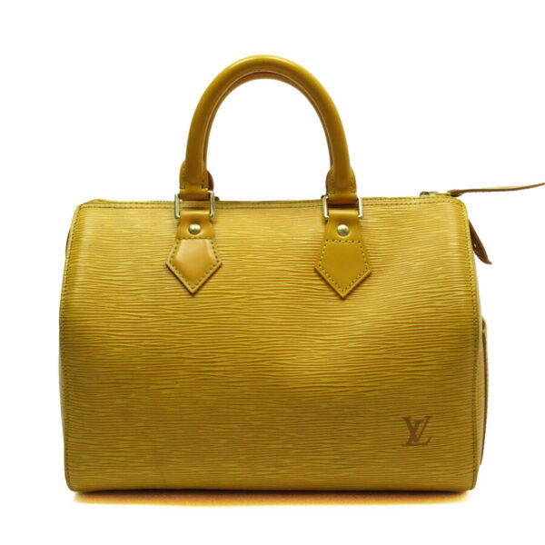 h24025a Louis Vuitton Speedy 25 Epi Leather Bag Yellow