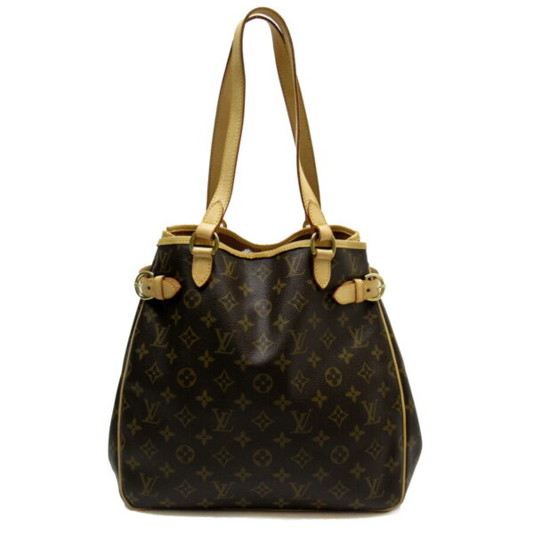 h24031a Louis Vuitton Batignolles Vertical Monogram Canvas Tote Bag Brown