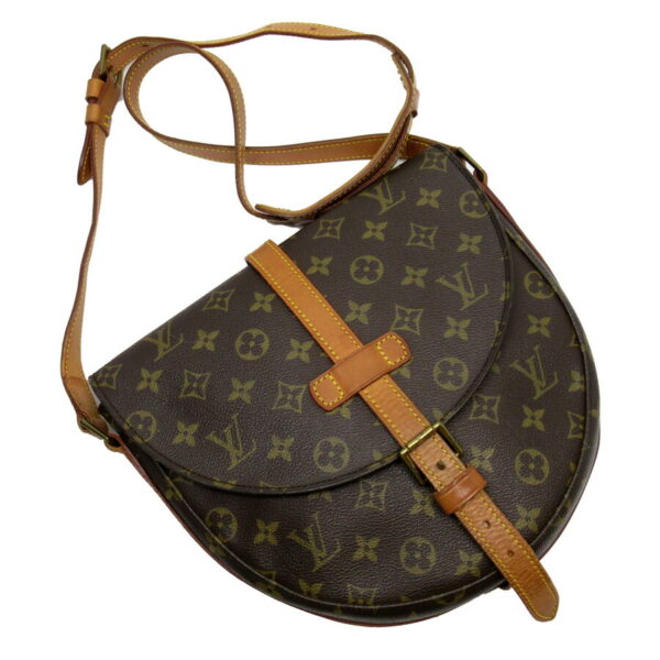 h24033a Louis Vuitton Chantilly Monogram Canvas Crossbody Bag Brown