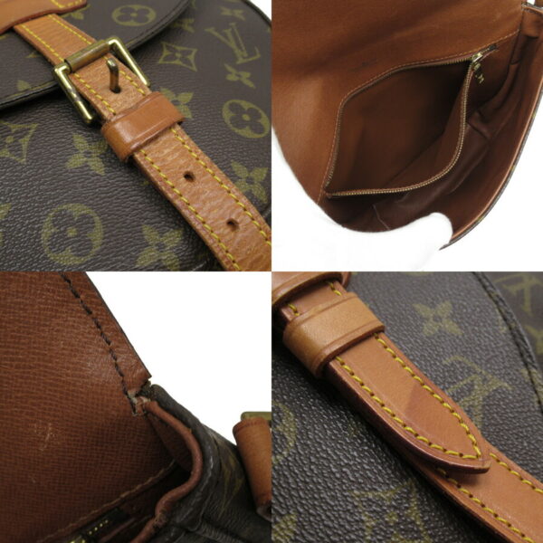 h24033a 2 Louis Vuitton Chantilly Monogram Canvas Crossbody Bag Brown