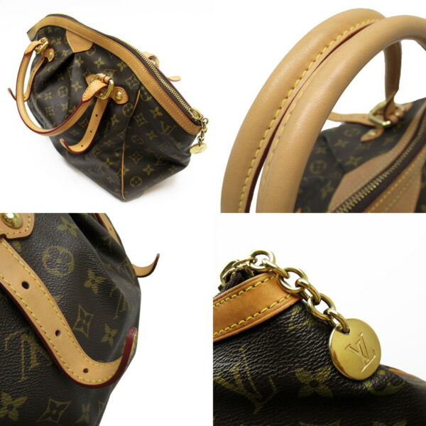 h24036a 1 Louis Vuitton Tivoli GM Monogram Canvas Handbag Brown