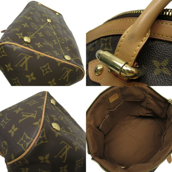 h24036a 2 Louis Vuitton Tivoli GM Monogram Canvas Handbag Brown