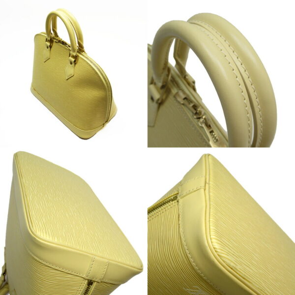 h24039d 1 Louis Vuitton Alma Epi Leather Handbag Vanilla