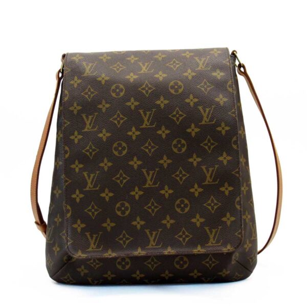 h24226d Louis Vuitton Musette Monogram Canvas Crossbody Bag Brown