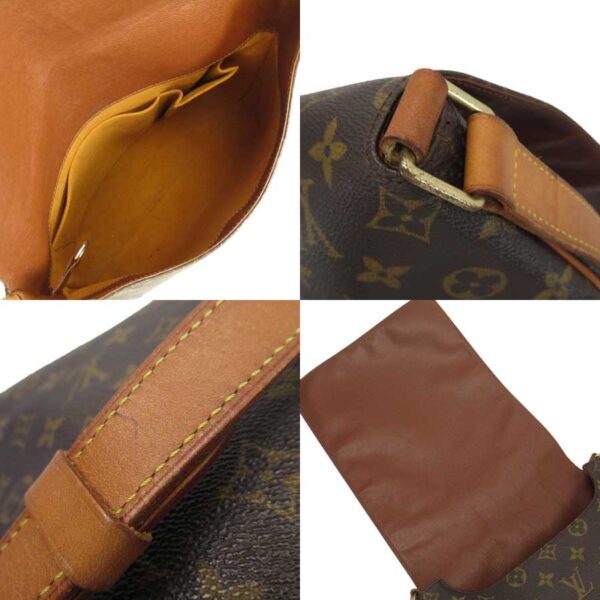 h24226d 2 Louis Vuitton Musette Monogram Canvas Crossbody Bag Brown