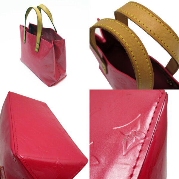 h25028b 1 Louis Vuitton Vernis Lead PM Handbag Framboise