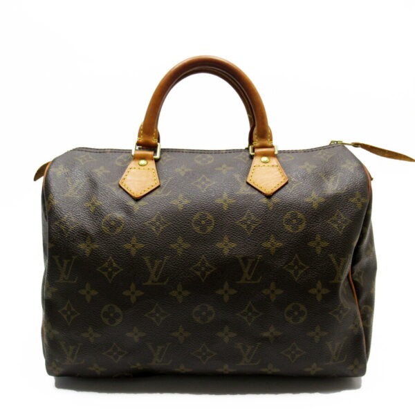 h25099a Louis Vuitton Speedy 30 Monogram Canvas Bag Brown