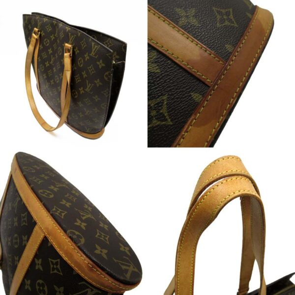 h25129a 1 Louis Vuitton Babylon Monogram Canvas Shoulder Bag Brown