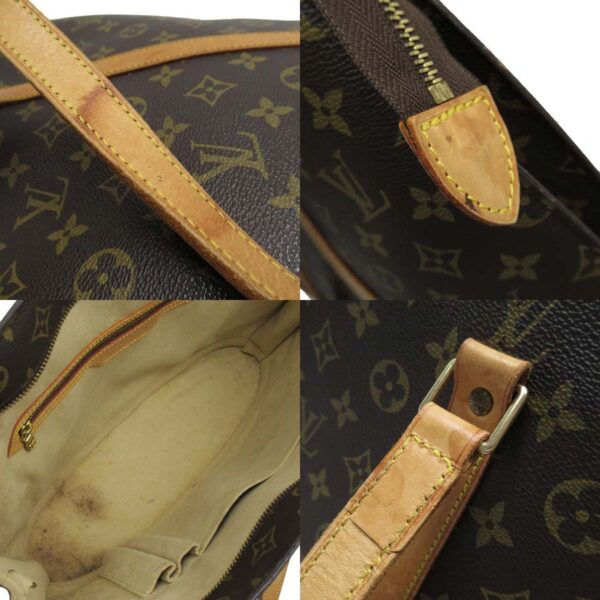 h25129a 2 Louis Vuitton Babylon Monogram Canvas Shoulder Bag Brown