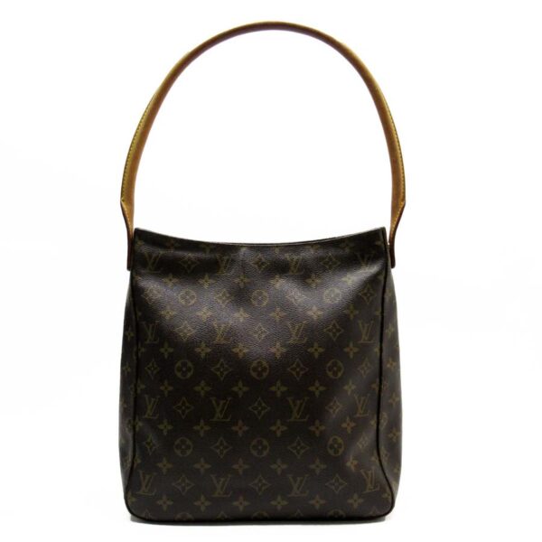 h25134a Louis Vuitton Looping GM Monogram Canvas Shoulder Bag Brown