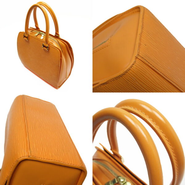 h25190a 1 Louis Vuitton Pont Neuf Epi Leather Handbag Orange