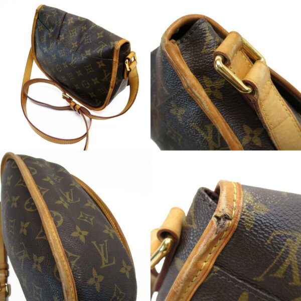 h26462a 1 Louis Vuitton Menilmontan PM Monogram Canvas Crossbody Bag Brown