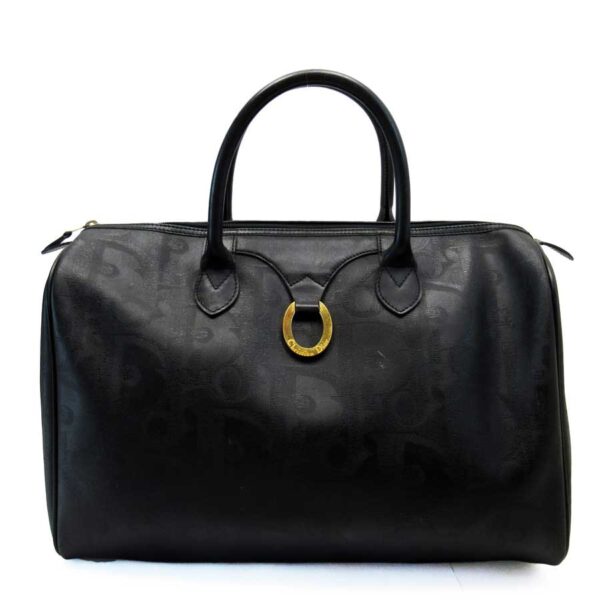 h26559a Christian Dior Bag Leather Black