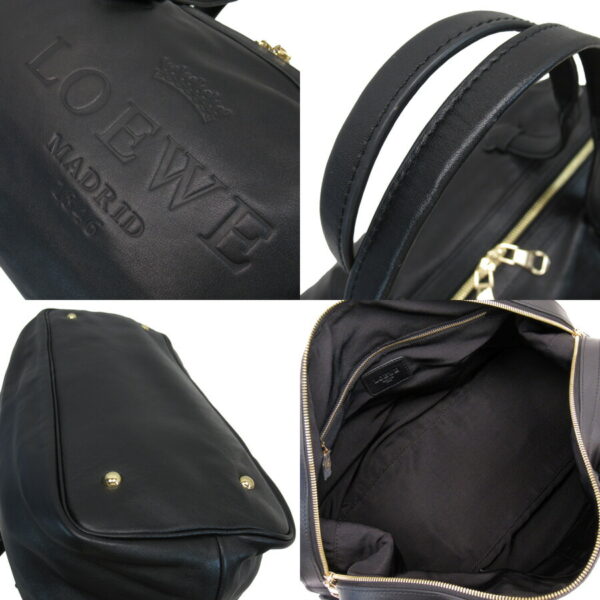 h26587a 1 Loewe Leather Shoulder Bag Black