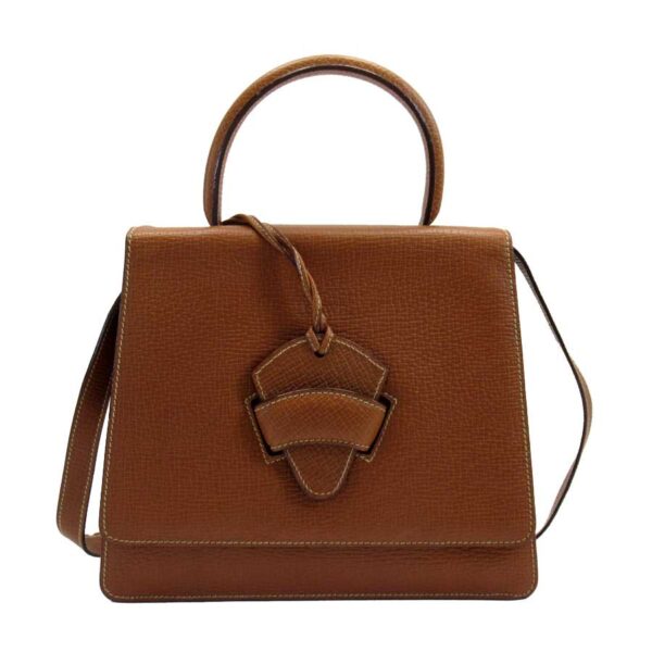 h27188f Loewe Barcelona Leather Shoulder Bag Brown