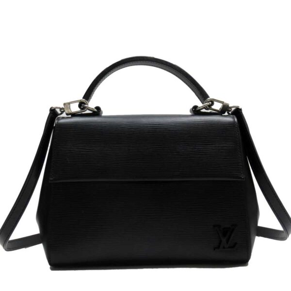 h27533a Louis Vuitton Shoulder Bag Epi Cluny BB Noir Leather