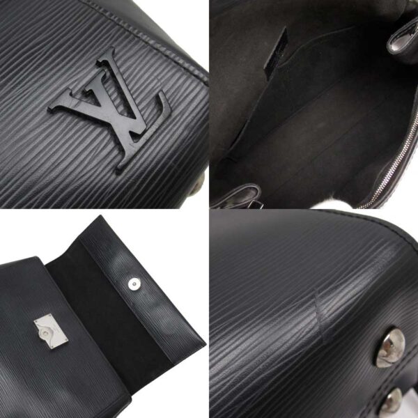 h27533a 2 Louis Vuitton Shoulder Bag Epi Cluny BB Noir Leather