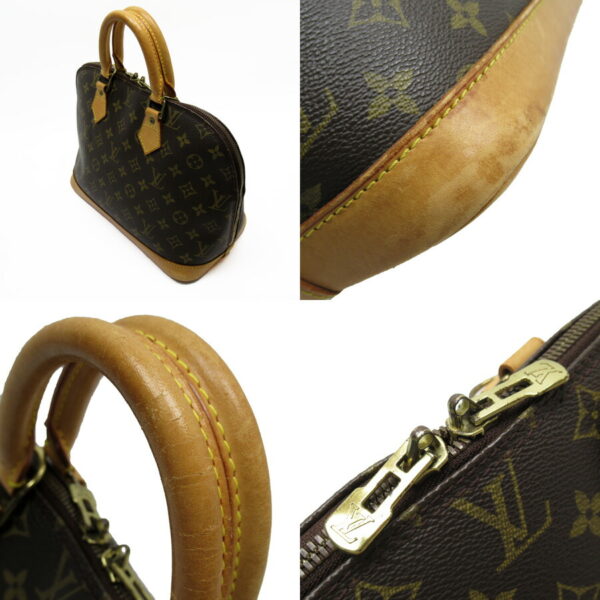 h27705a 1 Louis Vuitton Handbag Monogram Alma Brown Canvas